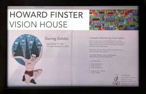 Art Institute of Chicago Member Magazine Ad- Howard Finster Vision House Touring Exhibit, Longrove, IL Sept/Oct 2011 11.75”x18.25”