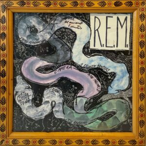 REM Album Signed 14 ½”x 14 ½”